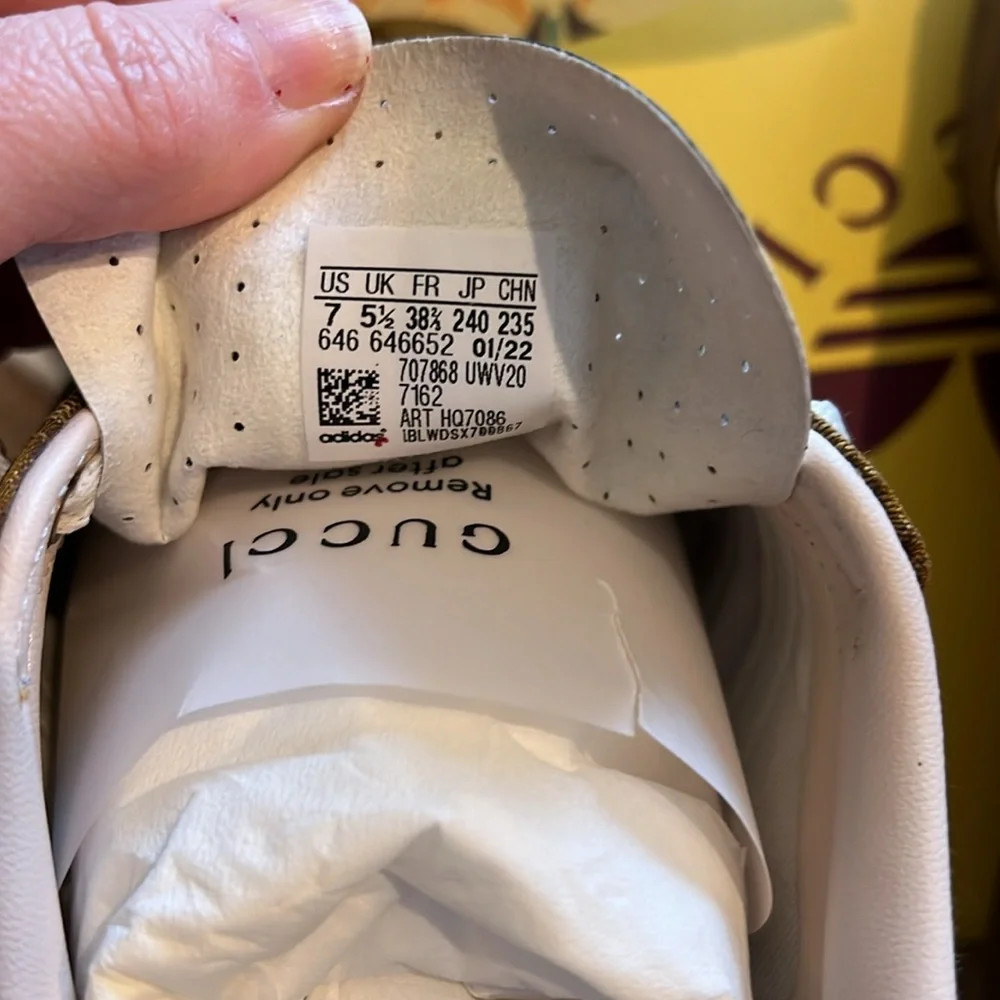 Gucci Women's Sneakers in Brown and White - Picture 9 of 12